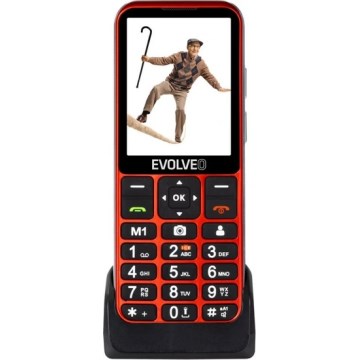 Evolveo - EasyPhone LT, 4G-mobiiltelefon eakatele, punane