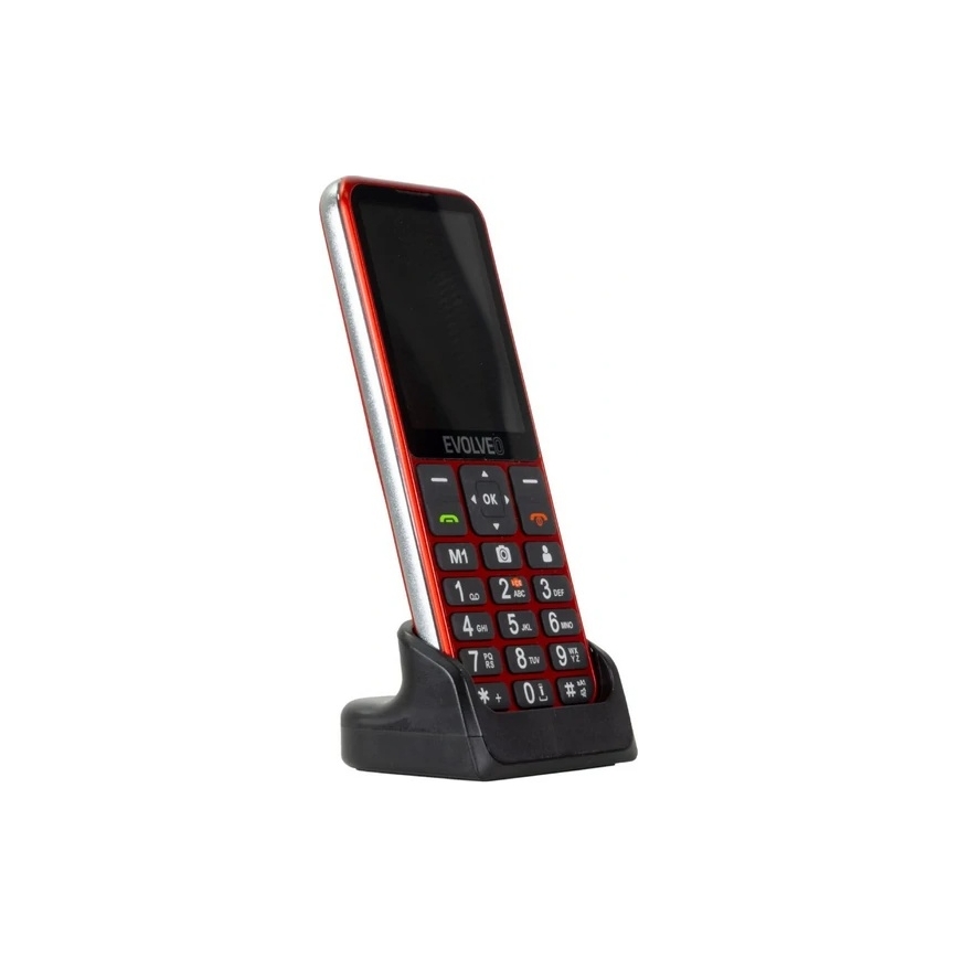 Evolveo - EasyPhone LT, 4G-mobiiltelefon eakatele, punane