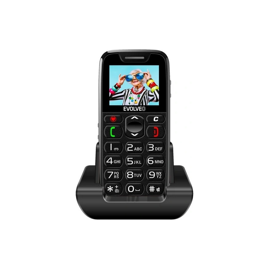 Evolveo - EasyPhone, mobiiltelefon eakatele must