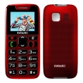 Evolveo - EasyPhone mobiiltelefon eakatele punane