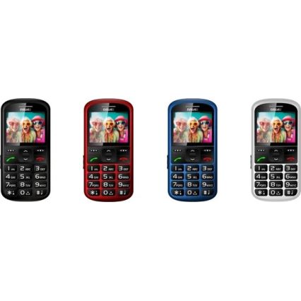 Evolveo - EasyPhone XS, mobiiltelefon eakatele, punane