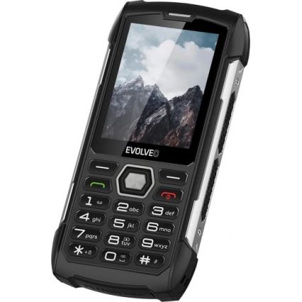 Evolveo - StrongPhone H1, veekindel Dual SIM-telefon, must/hõbedane