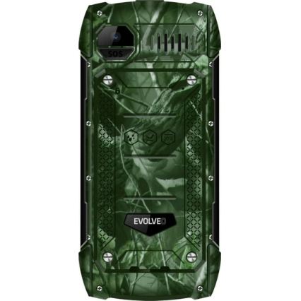 Evolveo - StrongPhone H1 veekindel topelt-SIM-telefon jahikamuflaaž