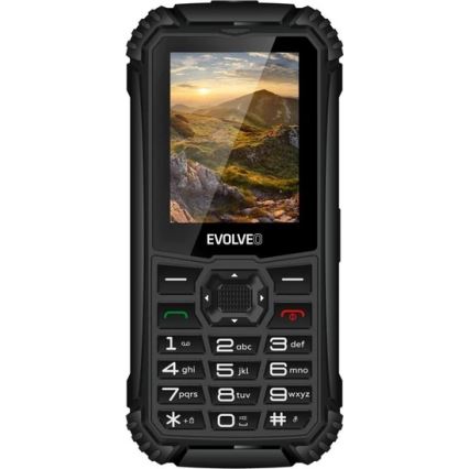 Evolveo - StrongPhone Q1 veekindel topelt-SIM-telefon, must