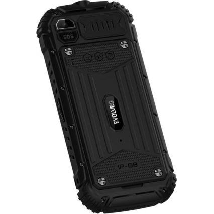 Evolveo - StrongPhone Q1 veekindel topelt-SIM-telefon, must