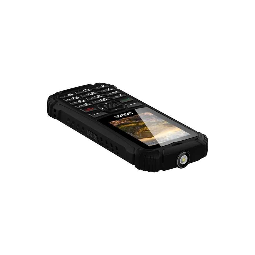 Evolveo - StrongPhone Q1 veekindel topelt-SIM-telefon, must