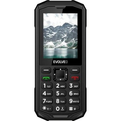 Evolveo - StrongPhone X5, veekindel Dual-SIM-telefon must/hall