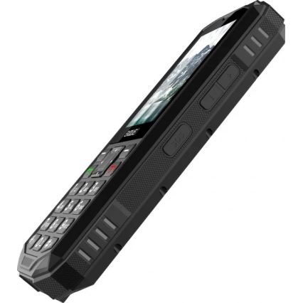 Evolveo - StrongPhone X5, veekindel Dual-SIM-telefon must/hall
