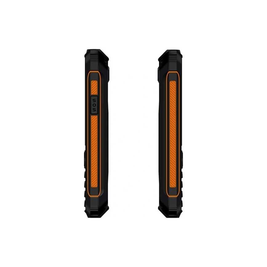 Evolveo - StrongPhone Z6, veekindel Dual SIM-telefon, must/oranž