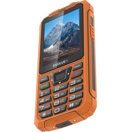 Evolveo - StrongPhone Z6, veekindel Dual SIM-telefon oranž