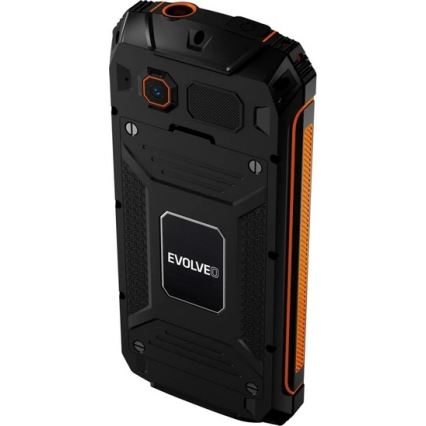 Evolveo - StrongPhone Z6 veekindel Topelt-SIM-telefon must/oranž