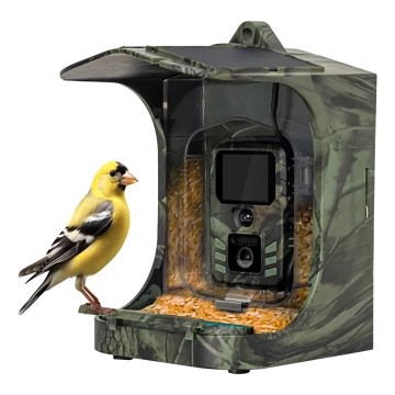 Evolveo - StrongVision BirdFeeder - nutikas linnusöötja kaameraga ja päikesepaneelidega