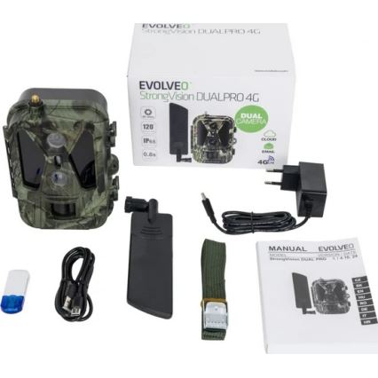 Evolveo - StrongVision Dual PRO 4G, metsakaamera pildiedastusega, 16 GB