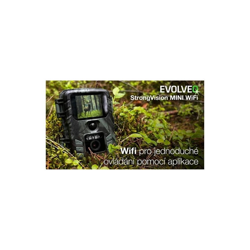 Evolveo - StrongVision MINI Wi-Fi, metsloomakaamera/turvakaamera rakendusega