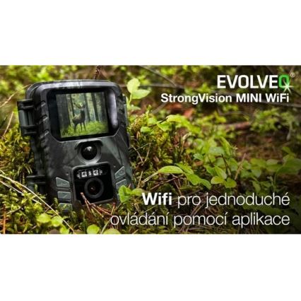Evolveo - StrongVision MINI Wi-Fi metsloomakaamera/turvakamera rakendusega