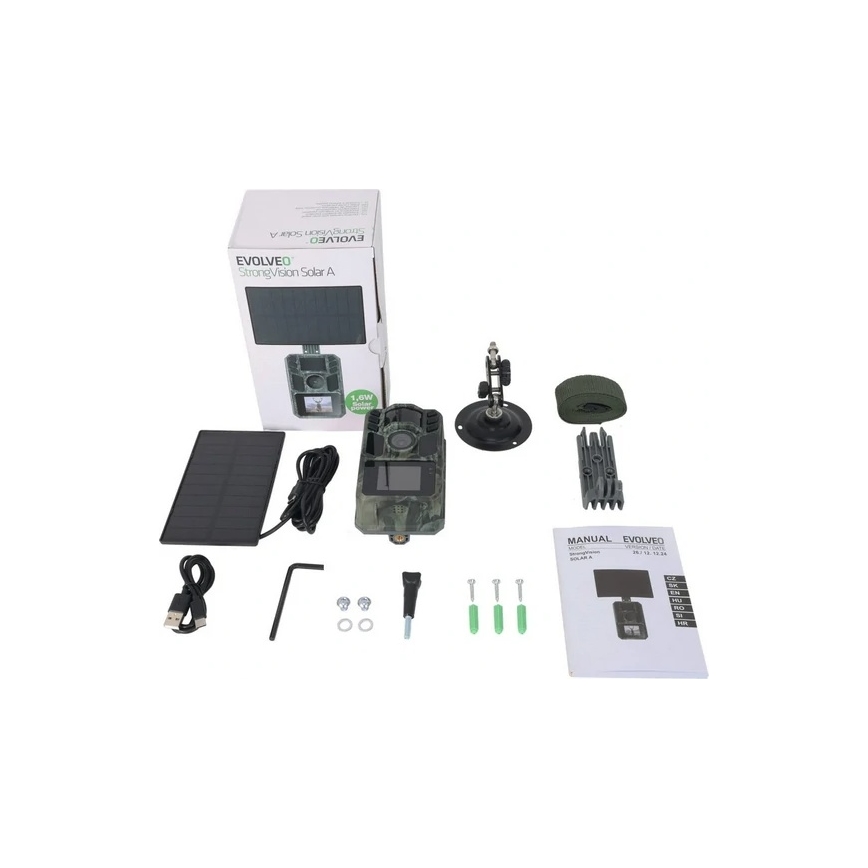 Evolveo - StrongVision Solar A, metsloomade kaamera päikesepaneeliga