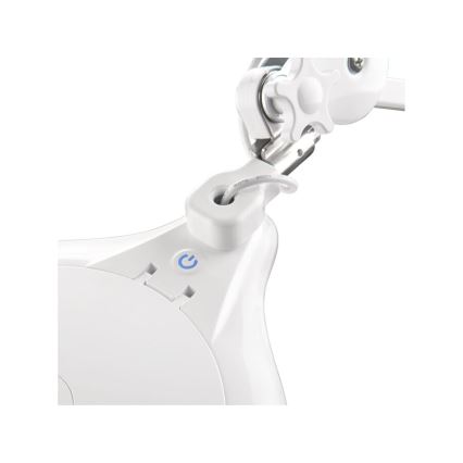 Extol - hämardatav laualamp luubiga, LED/10W/230V, valge