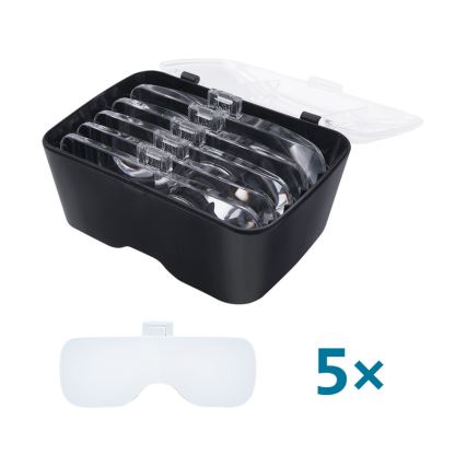 Extol - Laetavad prillid luubiga ja LED-valgustusega / 300 mAh