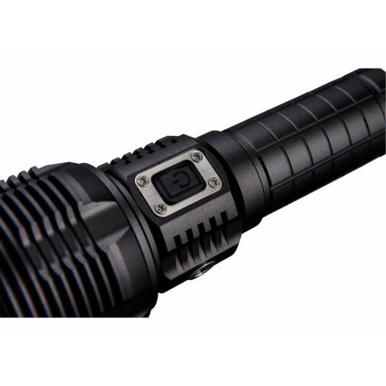 Extol - LED Hämardatav laetav taskulamp akupangaga LED/60W/10000 mAh 8000 lm IPX4 must