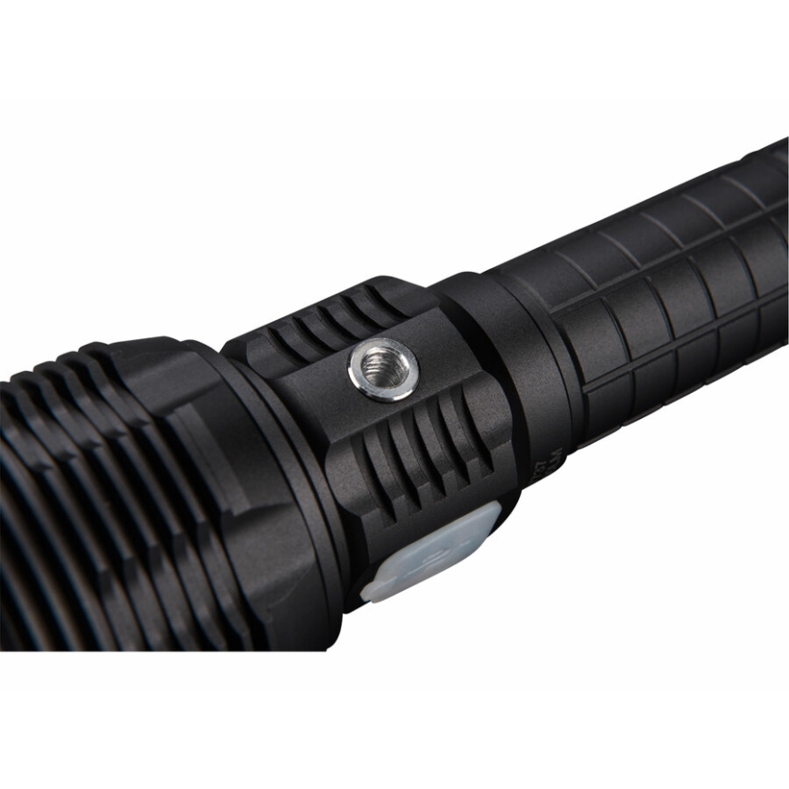 Extol - LED Hämardatav laetav taskulamp akupangaga LED/60W/10000 mAh 8000 lm IPX4 must