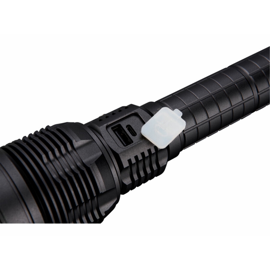 Extol - LED Hämardatav laetav taskulamp akupangaga LED/60W/10000 mAh 8000 lm IPX4 must