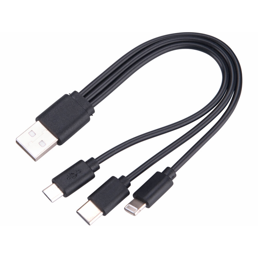 Extol - LED Hämardatav laetav taskulamp akupangaga LED/60W/10000 mAh 8000 lm IPX4 must