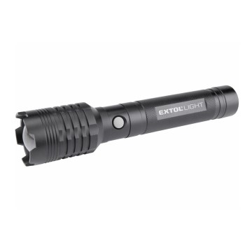 Extol - LED Laetav taskulamp koos akupangaga LED/60W/4000 mAh/5V 4000 lm must
