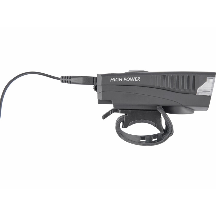 Extol - LED Laetav taskulamp koos jalgratta pasunaga LED/5W/1200 mAh/3,7V IPX4
