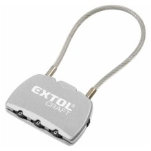 Extol - Lukk nööri ja 3-kohalise koodiga