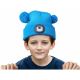 Extol - Müts pealambi ja USB laadimisega 250 mAh sinine koos tuttidega, laste suurus