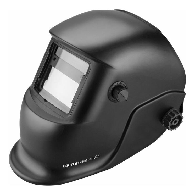 Extol Premium - Automaatselt tumenev keevitusmask must