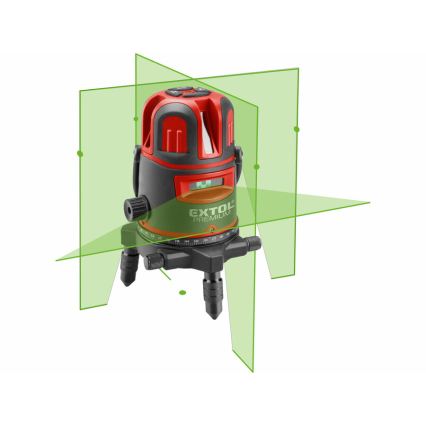 Extol Premium - Iseenivelleeruv joon-ristlaser 5V/5200 mAh IP54