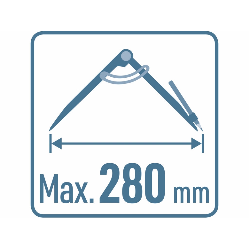 Extol Premium - Sirkel pliiatsihoidjaga 0-280 mm