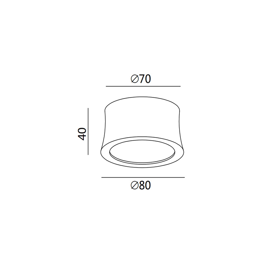 Fabas 3440/71/102 - LED-kohtvalgusti PONZA 1xLED/7W/230V
