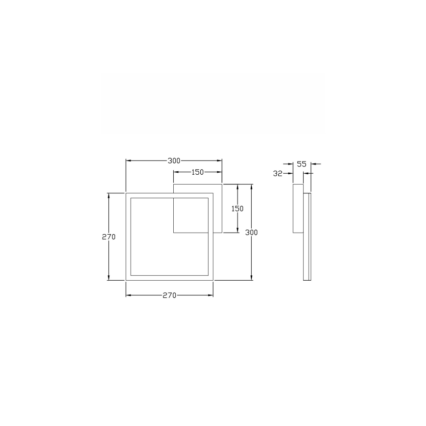 Fabas Luce 3394-23-102 - LED Hämardatav laevalgusti BARD LED/22W/230V 4000K valge