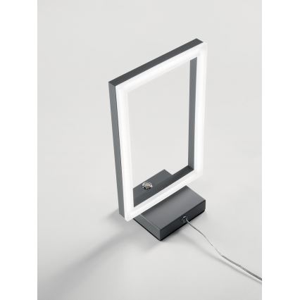 Fabas Luce 3394-30-282 - LED Hämardatav laualamp BARD LED/15W/230V antratsiit