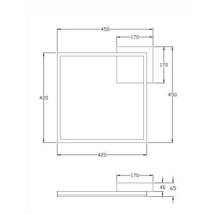 Fabas Luce 3394-61-225 - LED Hämardatav laevalgusti BARD LED/39W/230V 3000K kuldne