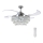 FANAWAY 212923 - LED Laeventilaator VEIL 6xE14/4,5W/230V läikiv kroom + kaugjuhtimispult