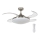 FANAWAY 212982 - Laeventilaator EVORA 2xE27/20W/230V läikiv kroom + kaugjuhtimispult