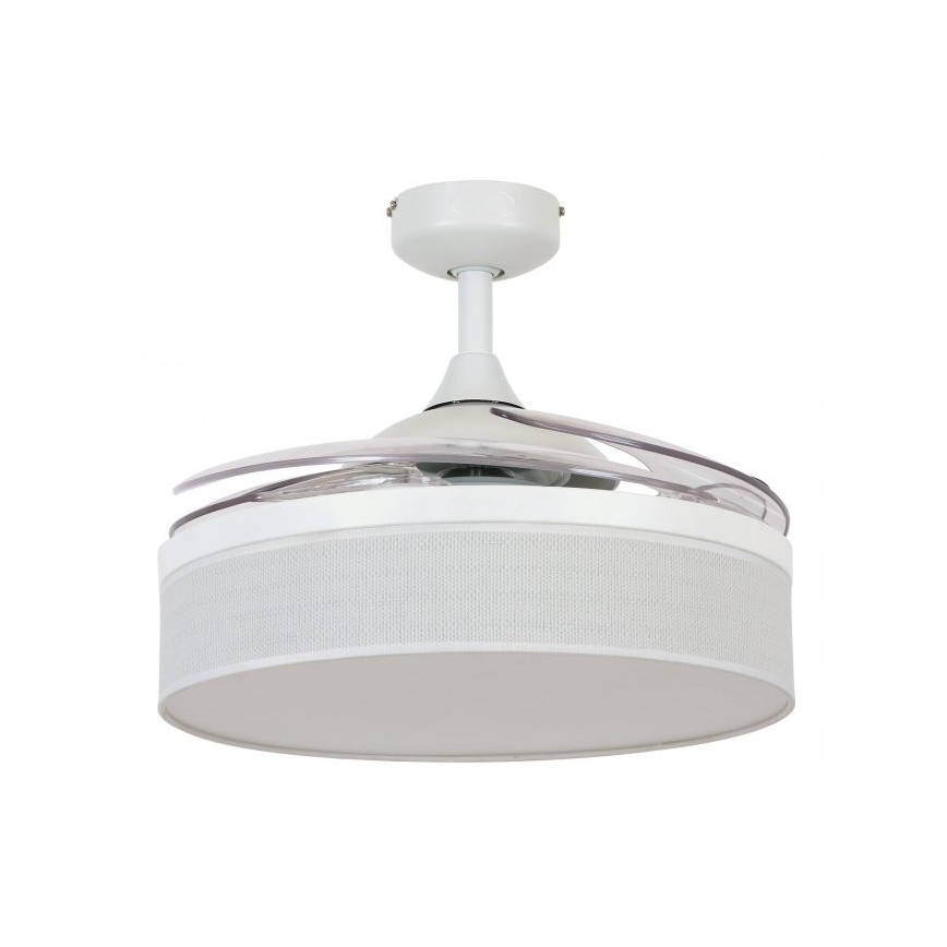 FANAWAY 511030 - LED Laeventilaator FRASER 3xE27/20W/230V valge + kaugjuhtimispult