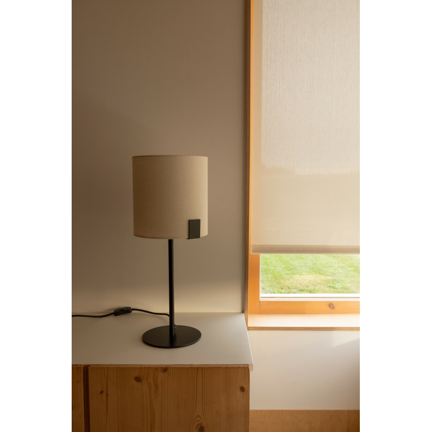 FARO 20054 - Laualamp NILA 1xE27/15W/230V kreemikas/must
