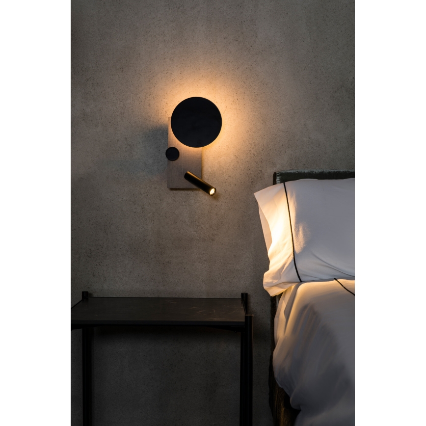 FARO 20066 - LED Hämardatav väike seinalamp KLEE LED/10W/230V + LED/3W vasak