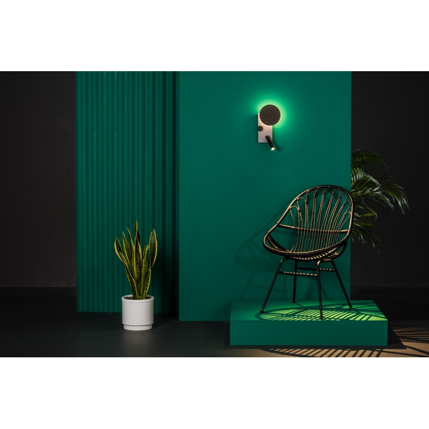 FARO 20066 - LED Hämardatav väike seinalamp KLEE LED/10W/230V + LED/3W vasak