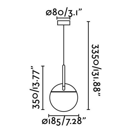 FARO 28210 - Lühter MINE 1xE27/40W/230V