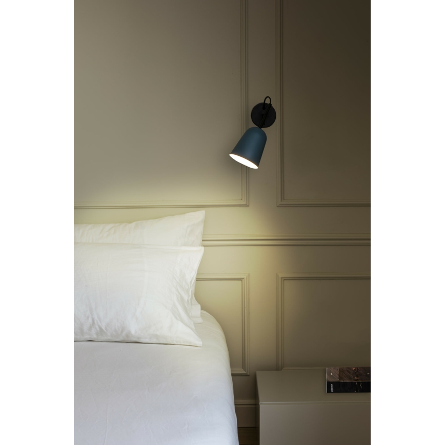 FARO 28274 - Seinavalgusti STUDIO 1xE14/8W/230V sinine/must