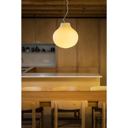 FARO 28301 - Lühter ISABELLE 1xE27/15W/230V d. 40 cm valge