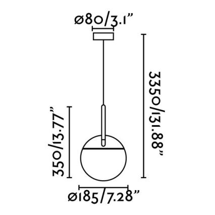 FARO 28375 - Lühter MINE 1xE27/40W/230V