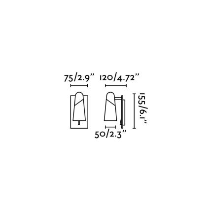 FARO 29040 - LED Kohtvalgusti seinale LAO LED/4W/230V valge