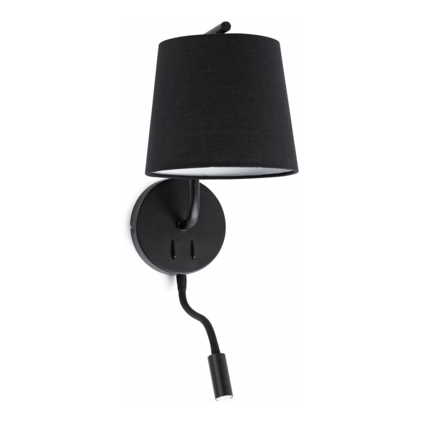 FARO 29330 - LED Seinavalgusti BERNI 1xE27/20W/230V + 1xLED/3W