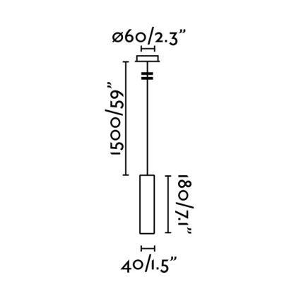 FARO 29894 - LED Lühter ORA LED/4W/230V valge